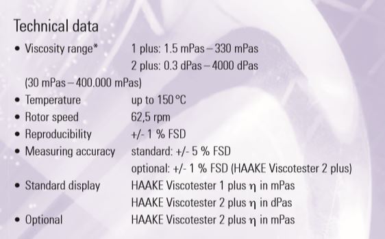 Thermo Scientific HAAKE Viscotesters